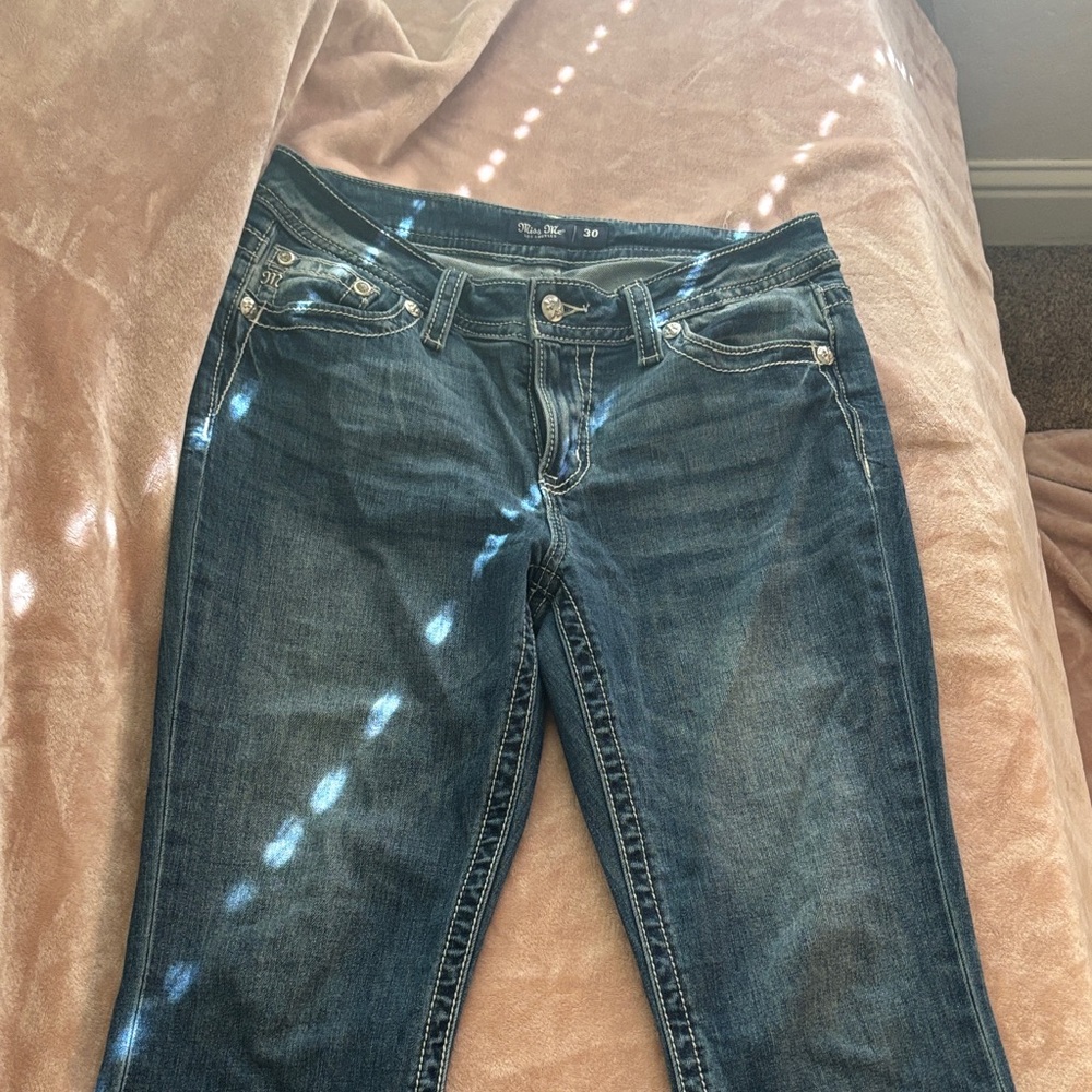 Miss Me Medium Blue Boot Cut Jeans
